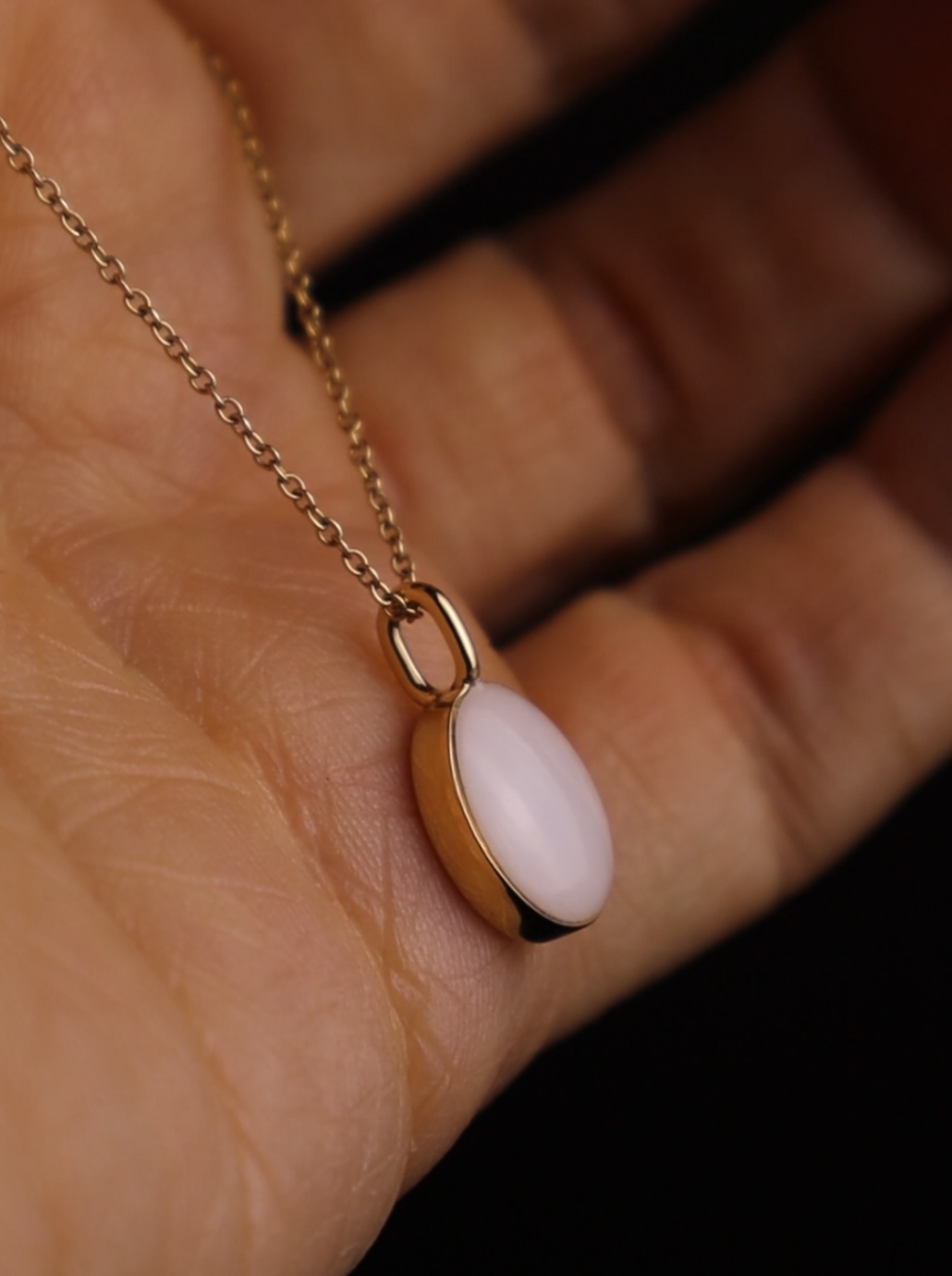 Oval Charm Necklace
