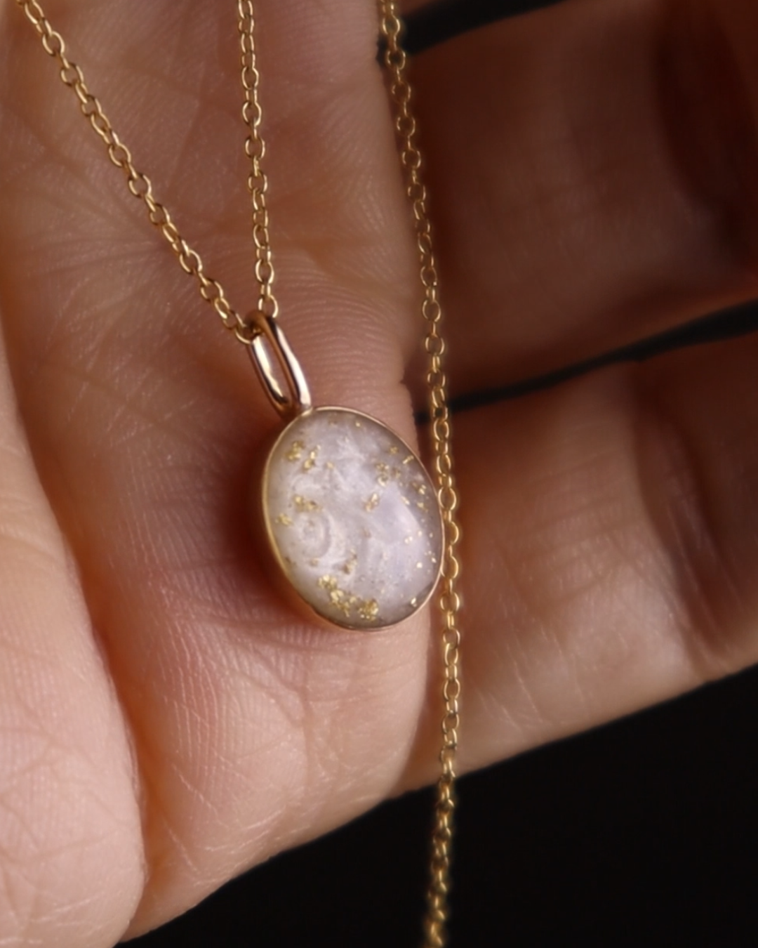 Oval Charm Necklace