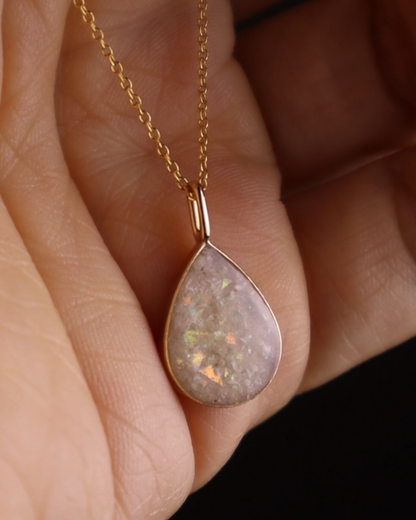 Teardrop Charm Necklace