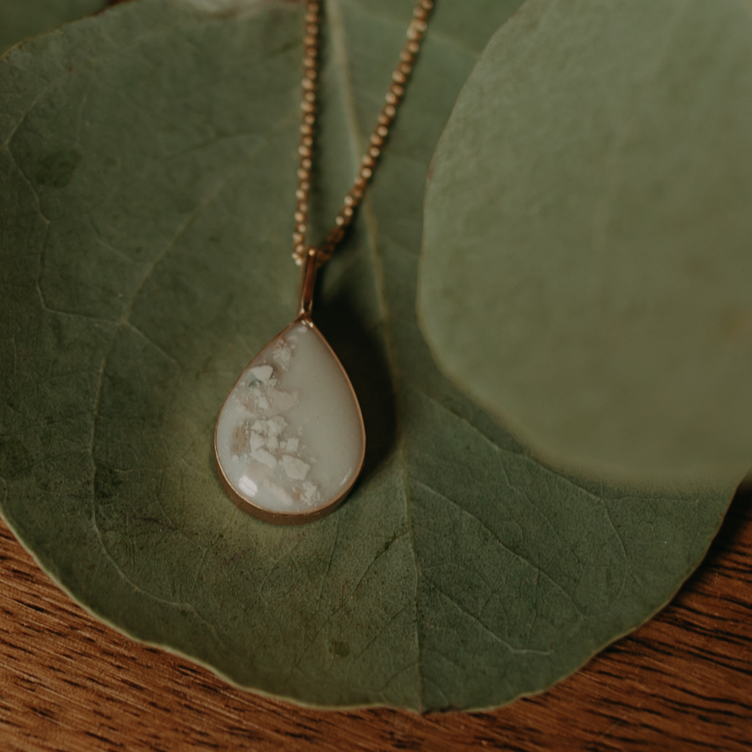 Teardrop Charm Necklace