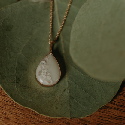 Teardrop Charm Necklace