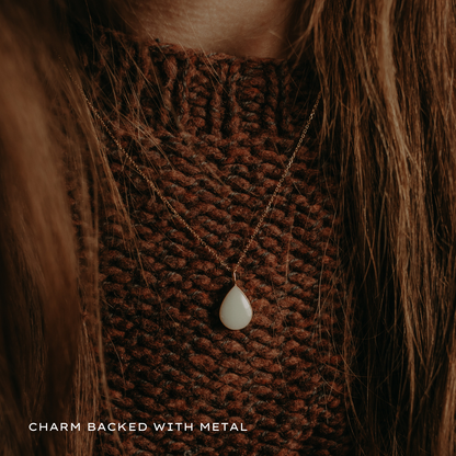 Teardrop Charm Necklace